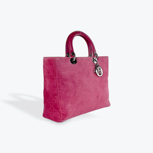 Dior Pink Suede Lady Dior