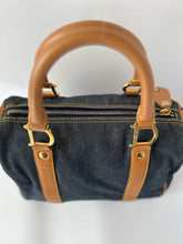 Load image into Gallery viewer, Dior Mini Denim Boston Bag
