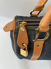 Load image into Gallery viewer, Dior Mini Denim Boston Bag
