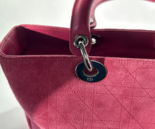 Load image into Gallery viewer, Dior Pink Suede Lady Dior
