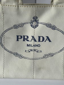 Prada Canapa Canvas Tote